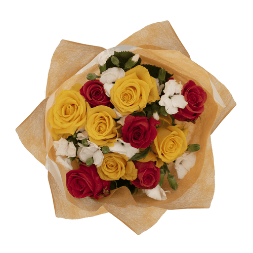 You Are So Bright Bouquet - Fresh Cut Flowers - 15 Stems - By Bloomingmore