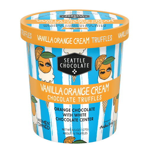 Vanilla Orange Cream Chocolate Truffles Pint