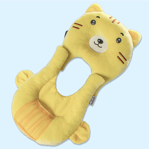 Garhelper Newborn Feeding Pillow With Bottle Washable Cartoon Animal Shape Removable Prevent Flat Feeding Tool Infant Nursing Pillow