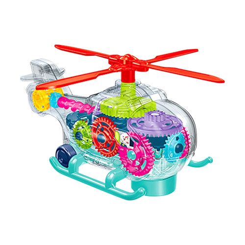 Buodes Floor Puzzles Children Electric Universal Locomotive Toy With Light And Sound Clear Design