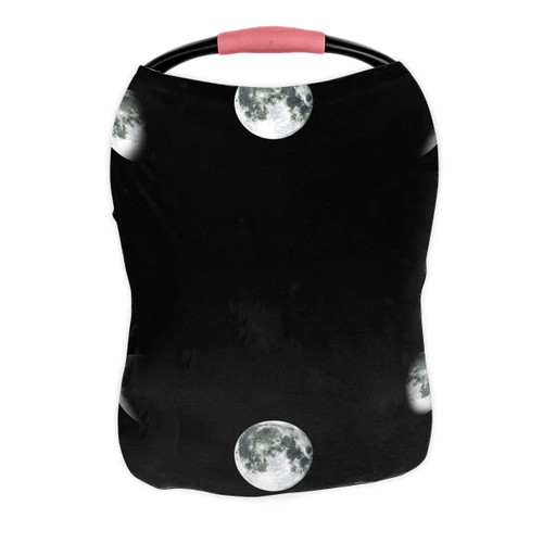 Pkqwtm Cycle Of The Moon A Circle Of The Growing Moon Nursing Cover Baby Breastfeeding Infant Feeding Cover Baby Car Seat Cover