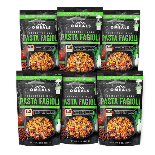 Omeals Pasta Fagioli - Homestyle Meals - Fully Cooked - Not Dried Food (pack Of 6)