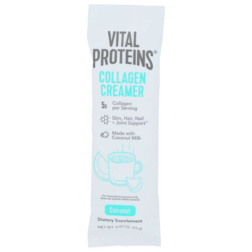 Vital Proteins Coconut Collagen Creamer, 0.42 Ounce -- 14 Per Case.