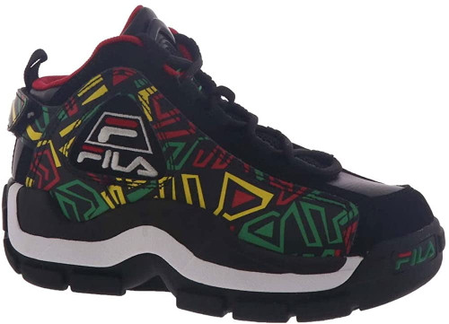 Fila Boys Grant Hill 2 Big Kid 5.5 Big Kid Black/jelly Bean/lemon Tonic