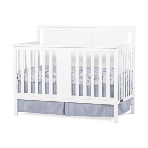 Forever Eclectic Quincy 4-in-1 Convertible Crib, Matte White