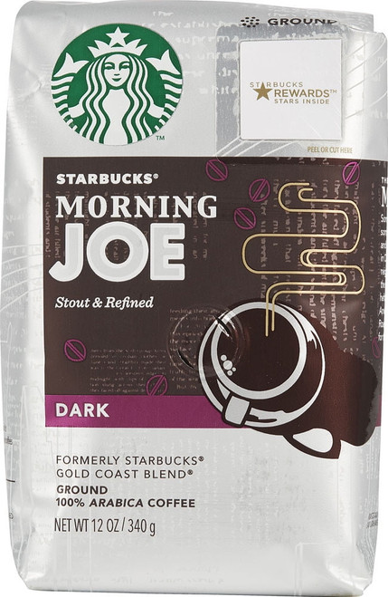 Starbucks Ground Coffee Dark Roast Morning Joe -- 12 Oz