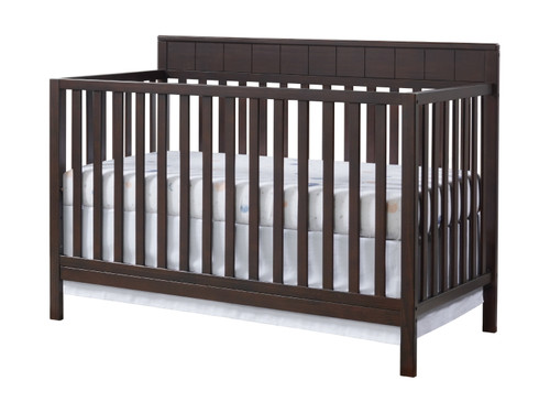 Oxford Baby Logan 4-in-1 Convertible Crib, Espresso