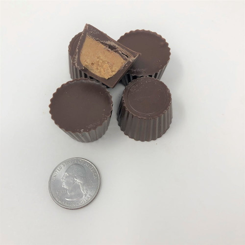 Gourmet Sugar Free Mini Peanut Butter Cups Milk Chocolate Candy 1 Pound