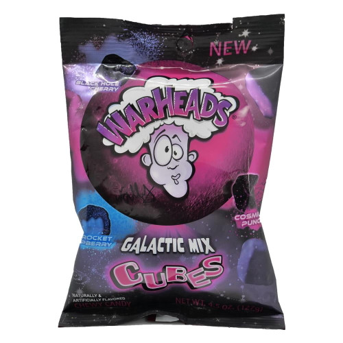 Warheads Galactic Mix Cubes