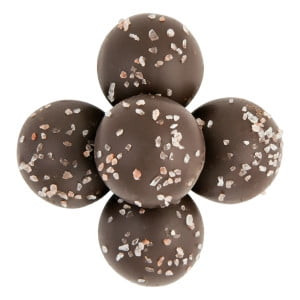 Birnn Bite Size Dark Chocolate Sea Salt Caramel Truffles 5 Lbs