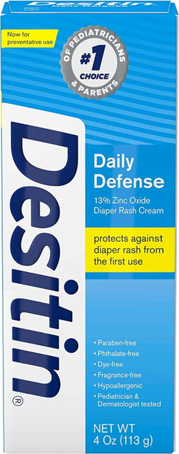 Codllyne Daily Defense Baby Diaper Rash Cream With Zinc Oxide To Treat, Relieve & Prevent Diaper Rash, Hypoallergenic, Dye-, Phthalate- & Paraben-free, 4 Oz