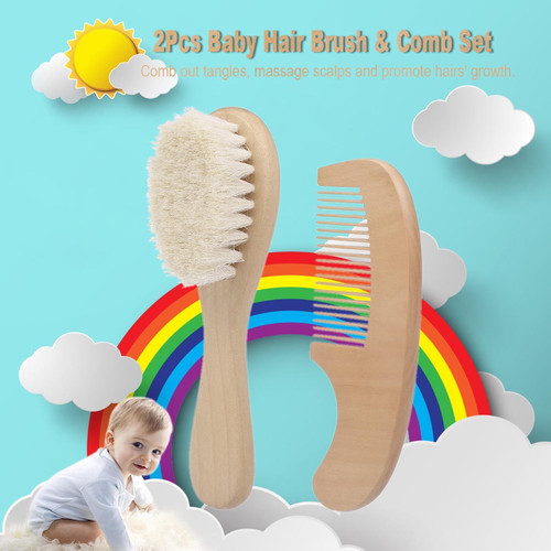 Baofu Baby Wool Brush 2 Piece Set
