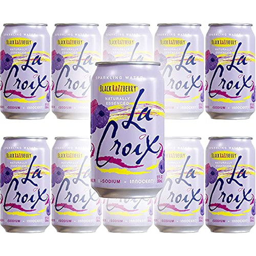 La Croix Black Razzberry Sparkling Water, 12oz (pack Of 10, Total Of 120oz)