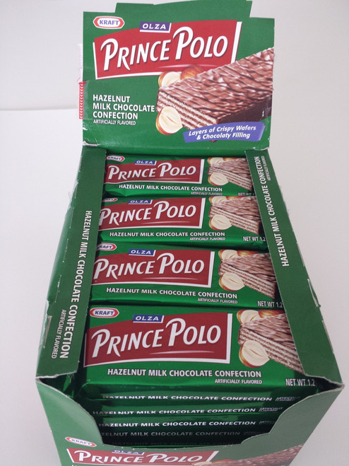 32 Bars Of Prince Polo Hazelnut Milk Chocolate Confection By Kraft Foods