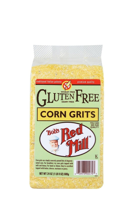 Bobs Red Mill Corn Grits Polenta Gluten Free, 24 Oz