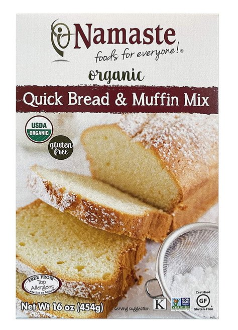 Namaste Foods Organic Quick Bread & Muffin Mix Gluten Free - 16 Oz