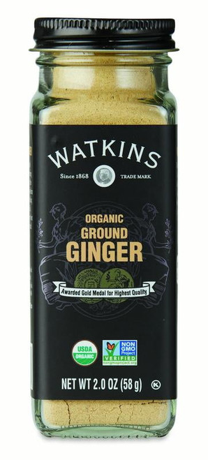 Watkins Gourmet Organic Spice Jar, Ground Ginger, 2 Oz