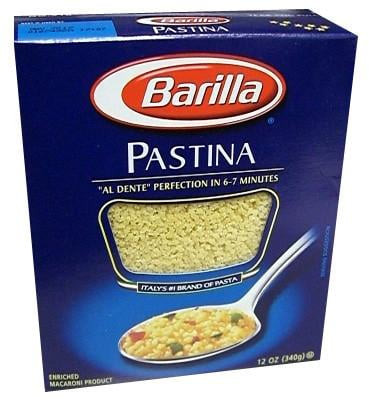 Pastina Pasta (barilla) 12 Oz (340g)