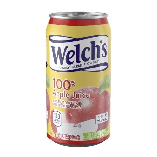 Welchs 100 Percent Apple Juice, 11.5 Ounce -- 24 Per Case.