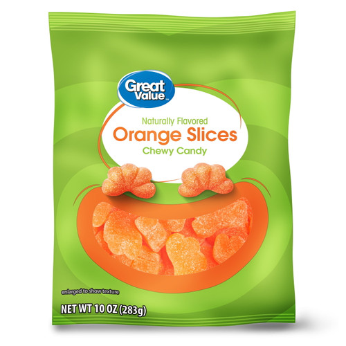 Great Value Orange Slices Chewy Candy, 10 Oz