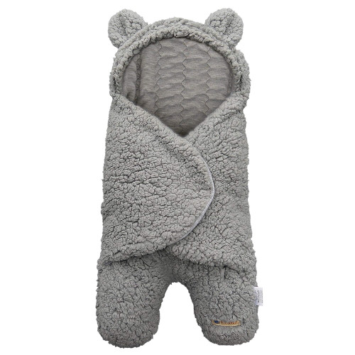 Bluesnail Newborn Receiving Blanket Baby Sleeping Wrap Swaddle(greyish)