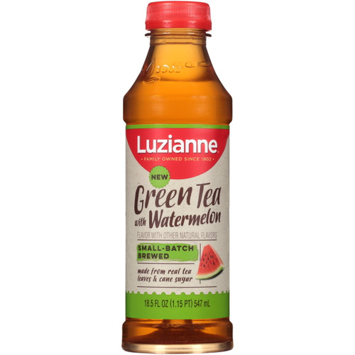 Luzianne® Green Tea With Watermelon 18.5 Fl. Oz. Bottle