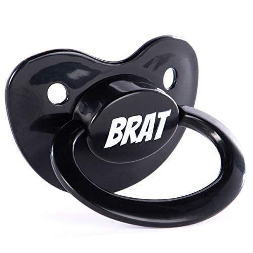 Littletude Adult Sized Pacifier Dummy For Adult Babies, Large Handle, Large Shield, Brat
