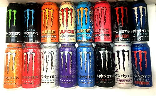 Monster Energy Drink Variety Pack - 16 Pack