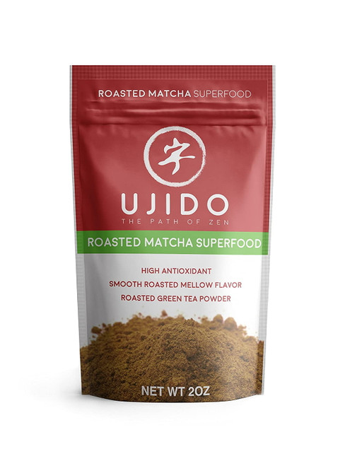 Ujido Roasted Matcha Superfood Green Tea Powder -- 2 Oz