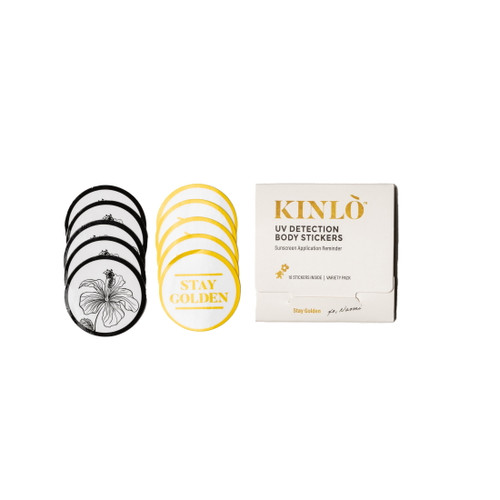 Kinlo Uv Detection "variety Pack" Body Stickers 10ct