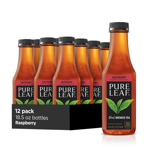 Pure Leaf Raspberry Real Brewed Iced Tea Variety Pack, 18.5 Oz, 12 Pack Bottles