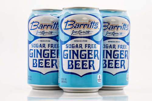 Barritt's Diet Ginger Beer Cans 6/pk