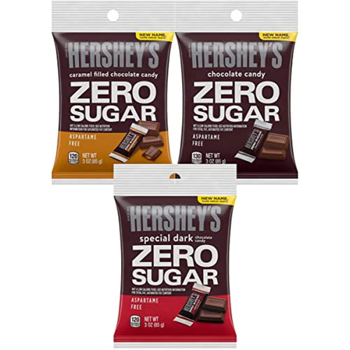 Hersheys Sugar Free Variety Pack, 3-count, 3-ounce Bags