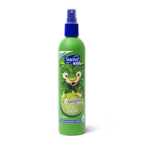 Suave Kids Silly Apple Detangler Spray, 10 Oz