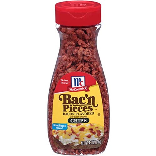 Mccormick, Bacn Pieces, Bacon Chips, 4.1oz Container (pack Of 3)