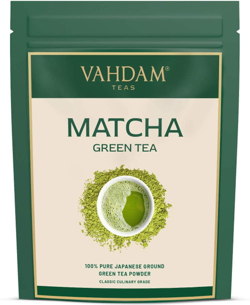 Vahdam, Matcha Tea Powder, 3.53oz, 50 Cups