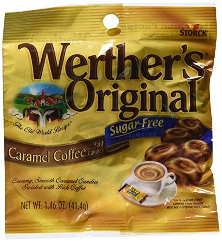 Werther' Original - Sugar Free - Caramel Coffee Hard Candies (pack Of 3) (3 Bags)