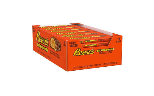 Reese's Nutrageous Bar, 1.66 Oz, 18 Count