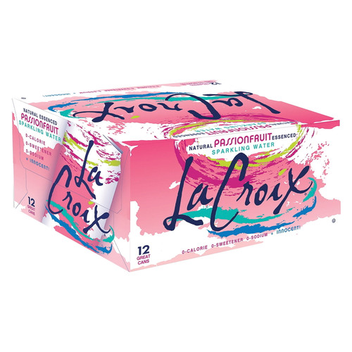 Lacroix Sparkling Water - Passionfruit - Case Of 2 - 12/12 Fl Oz