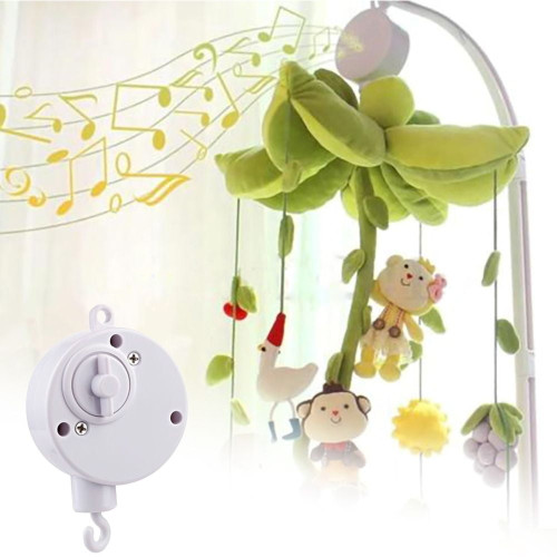 Linashi Baby Musical Crib Mobile Hanging Rotating Rattles Toy For Newborn Accessory