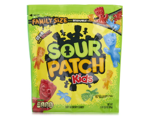 Sour Patch Kids Holiday Candy, Original Flavor, 1 Family Size Bag (1.8 Lb)