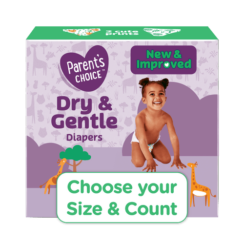 Parent's Choice Dry & Gentle Diapers (choose Your Size & Count)