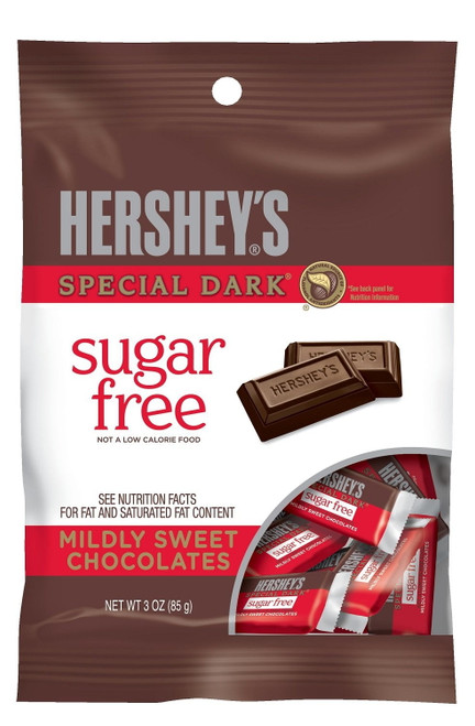 Hersheyshersheys Special Dark Chocolate Bars, Mildly Sweet Dark Chocolate, Sugar Free, 3 Ounce