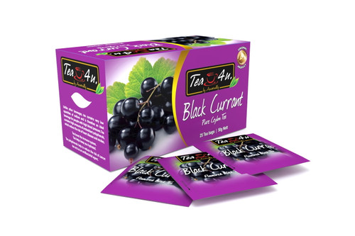 Black Currant Black Tea - 25 Tea Bags | Flavored Black Tea | Fruity Tea | Ceylon Tea | Natural & Pure & Unique Quality , From Sri Lanka | Tea4u