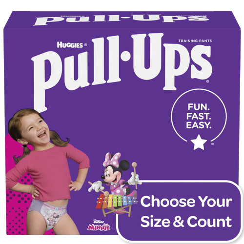 Pull-ups Girls' Potty Training Pants Size 5, 3t-4t, 70 Ct