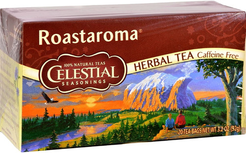 (6 Pack) Celestial Seasonings Herbal Tea Caffeine Free Roastaroma,20 Tea Bags