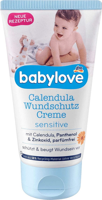 Babylove Wound Protection Cream Sensitive Calendula, 75 Ml