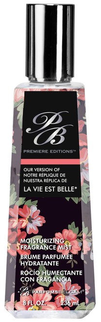 Pb Parfumsbelcam Pb Premiere Editions Version Of La Vie Est Belle* Moisturizing Fragrance Mist For Women, 8.0 Fl Oz