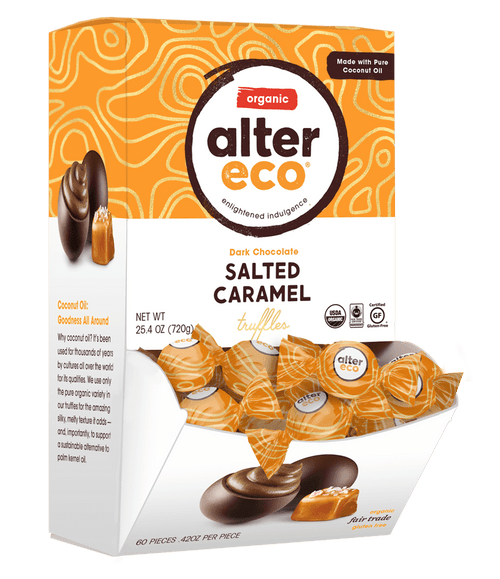 Alter Eco - Salted Caramel Organic Chocolate Truffles, 60 Ct.