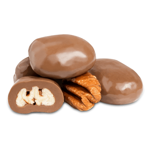Milk Chocolate Pecans 3 Lb. Bulk Bag